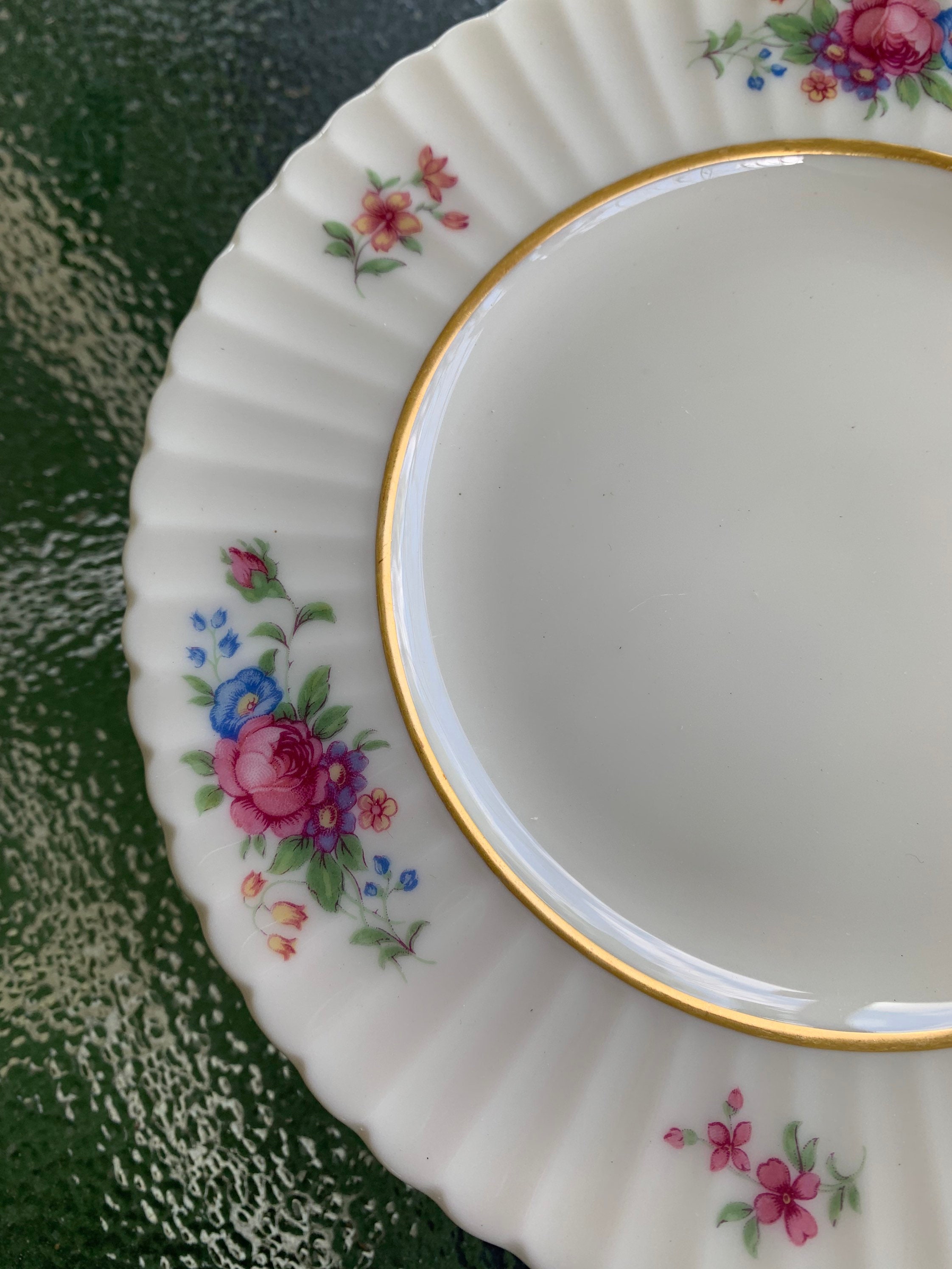 6 Vintage Bread and Butter Plates Pavlova by Lenox Etsy