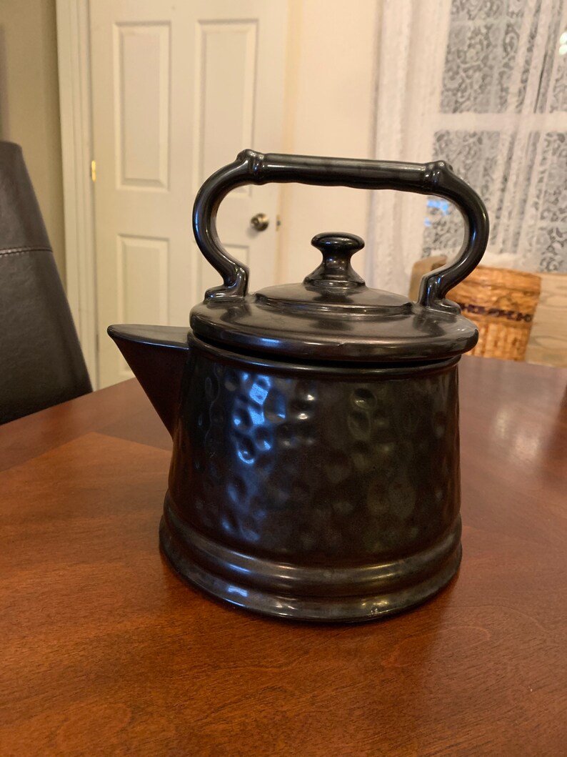 Vintage Mccoy Tea Kettle Cookie Jar Etsy