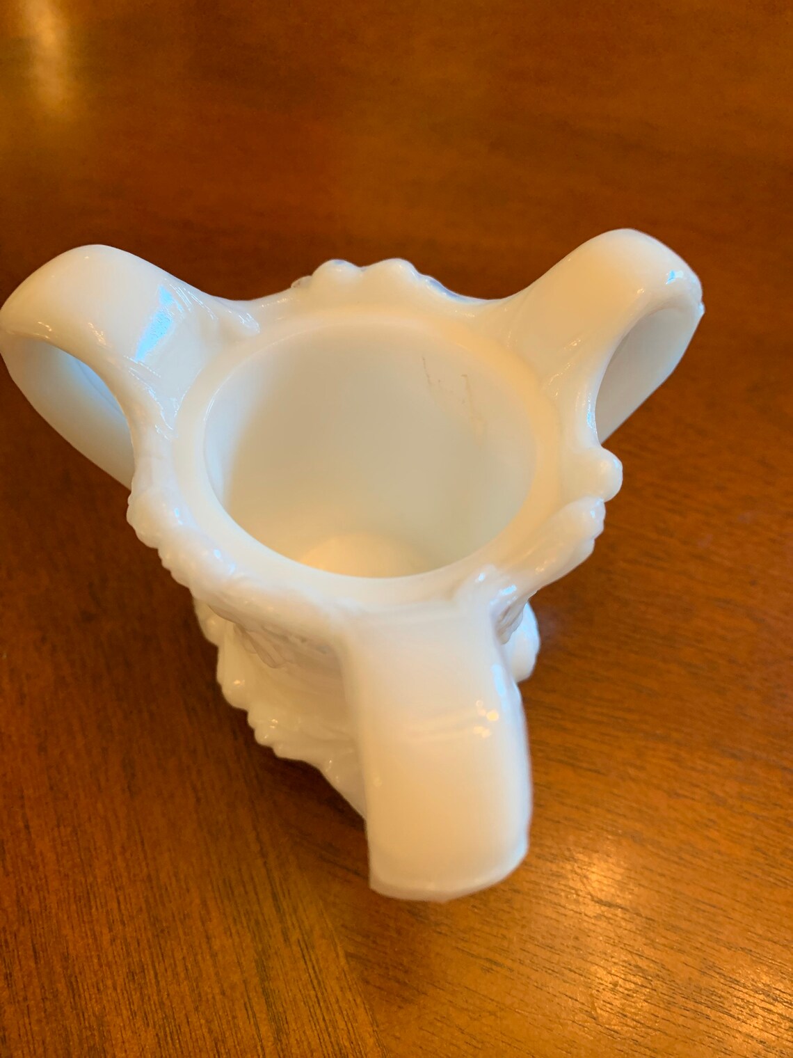 Kemple Milk Glass Toothpick Holder Etsy