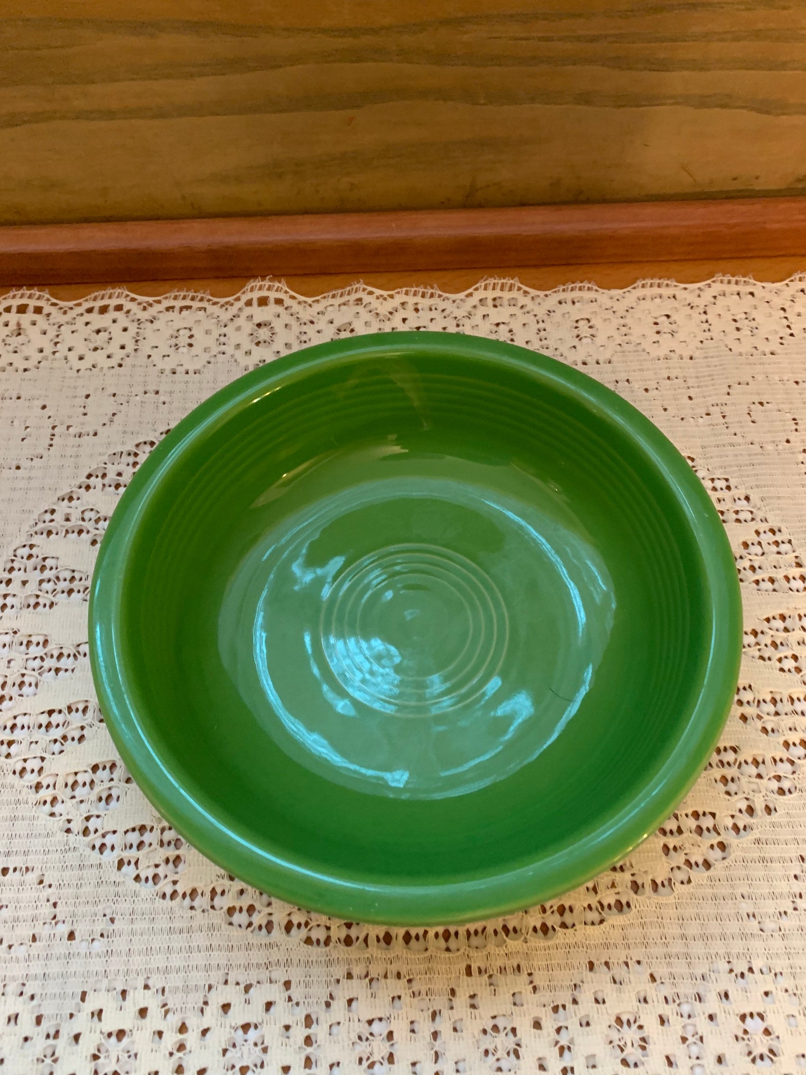 2 Green Cereal Bowls Fiesta Ware by Homer Laughlin Etsy