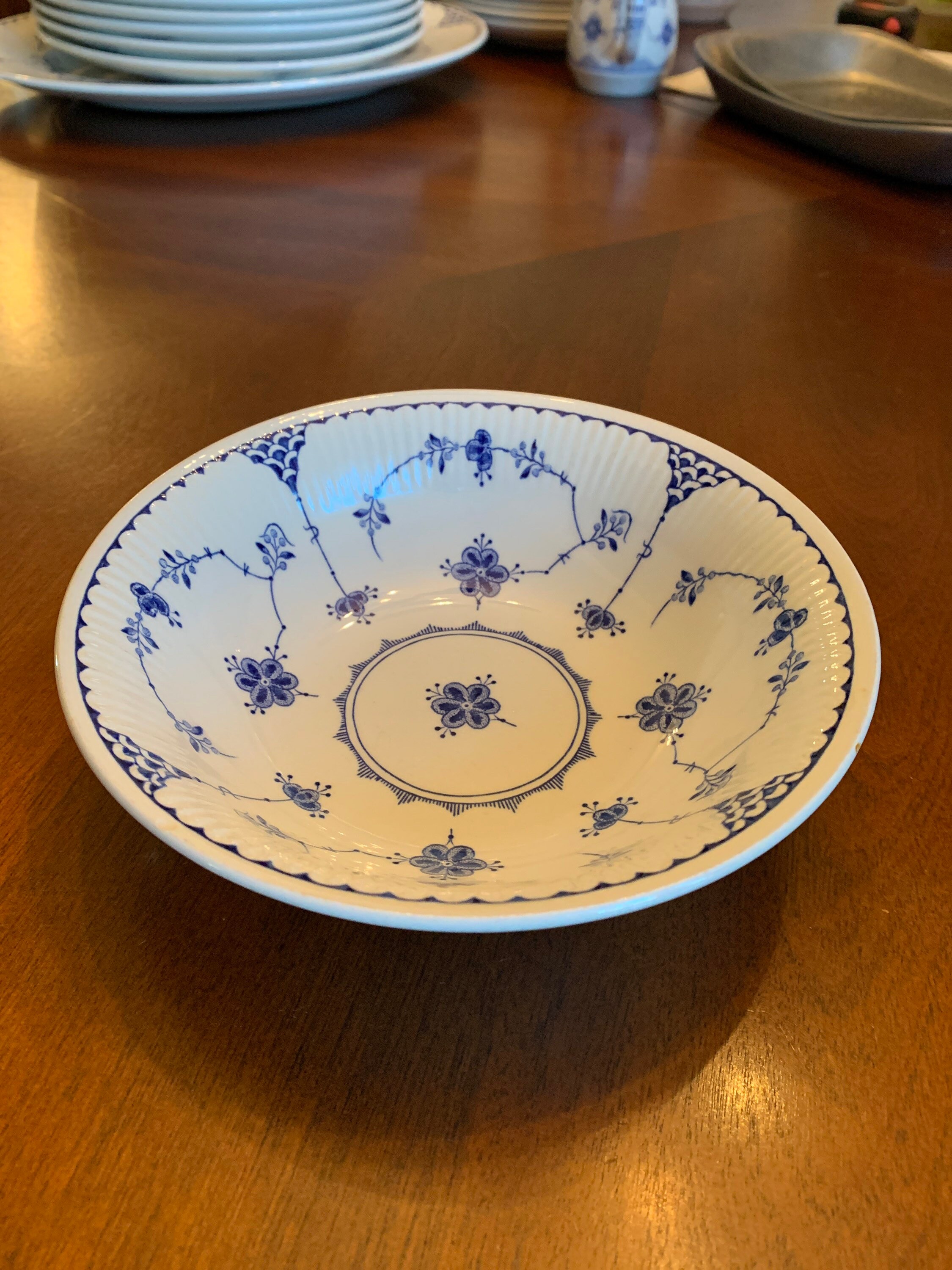 Vintage Blue Denmark Cereal Bowls de Franciscan Etsy