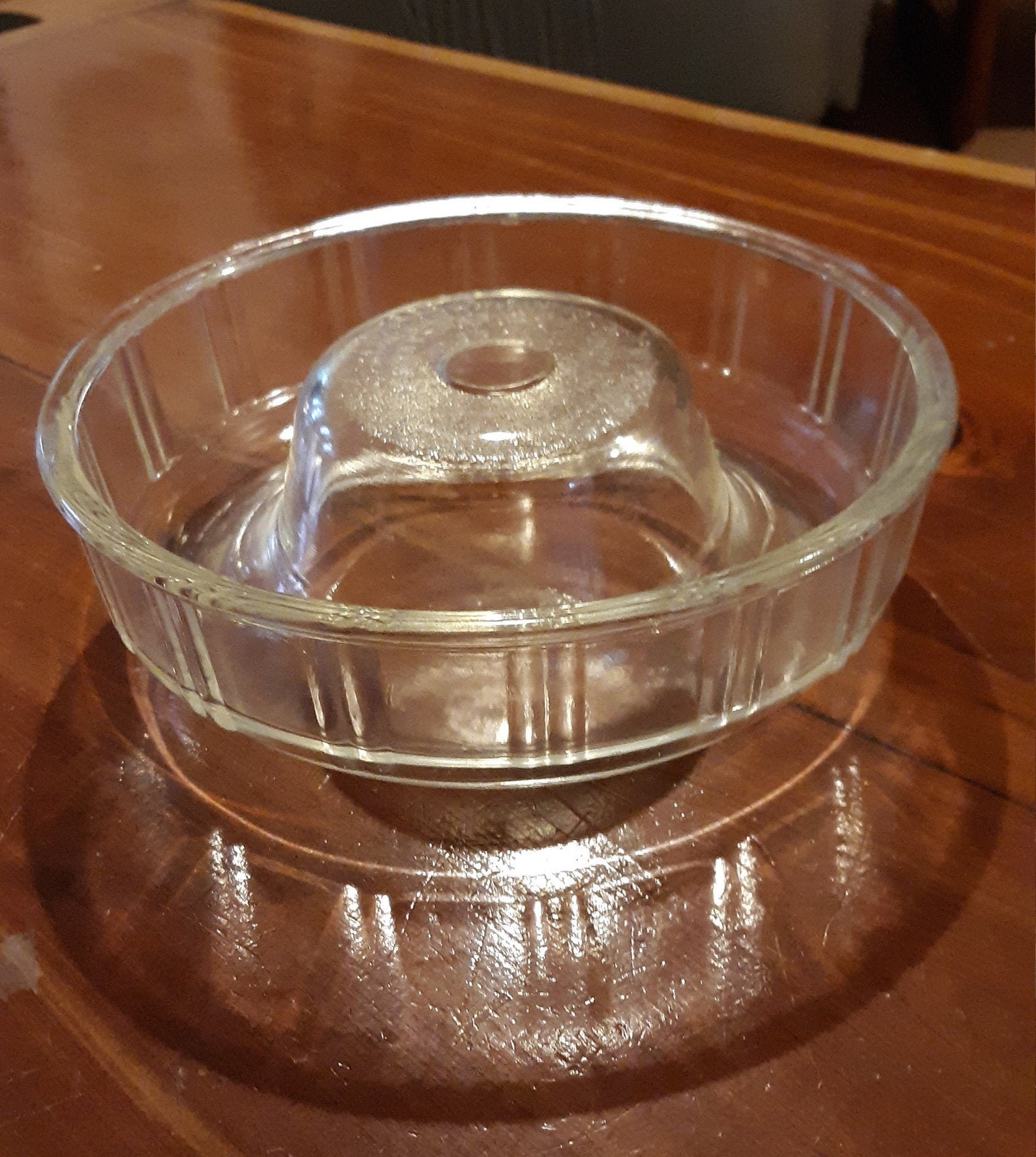 Vintage Glass Jello Mold or Cake Pan Queen Anne by Glasbake - Etsy