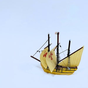 Dollhouse Miniature Santa Maria Ship 1:12 Scale