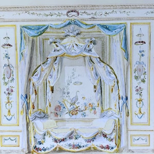 Dollhouse Miniature Art Panel Wallpaper  1:12 Scale