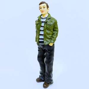 Dollhouse Miniature Modern Male Doll 1:12 Scale
