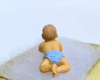 Puppenhaus Miniatur kleine Baby Boy Doll