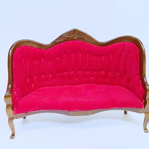 CANAPÉ MINIATURE POUR maison de poupée, modèle de scène de meubles à