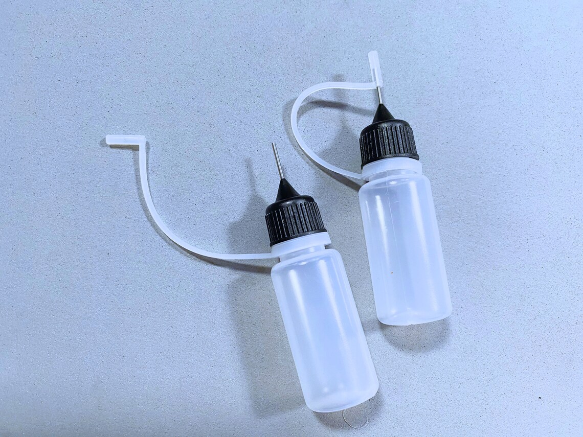 Plastic Squeezable Tip Applicator Bottle Dropper 2 pcs Etsy