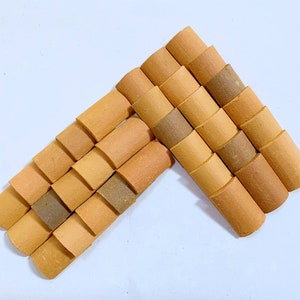 Dollhouse  Miniature  Terra Cotta Tiles 50 Pieces