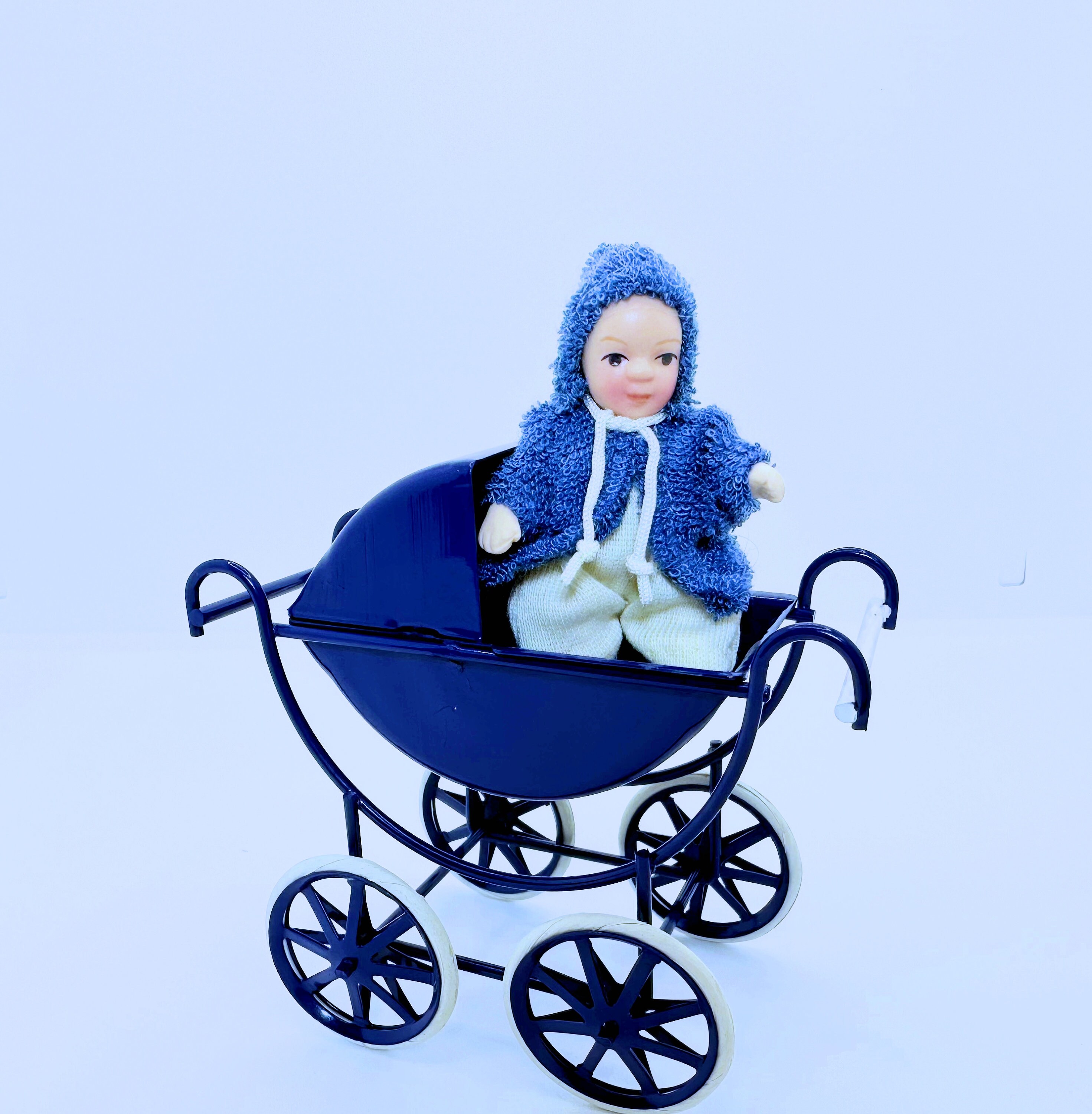 Navy carriage toy pram 2025