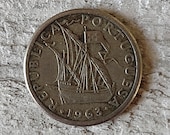 Portugal - 1963 2 1 2 Escudos Coin - World Coins