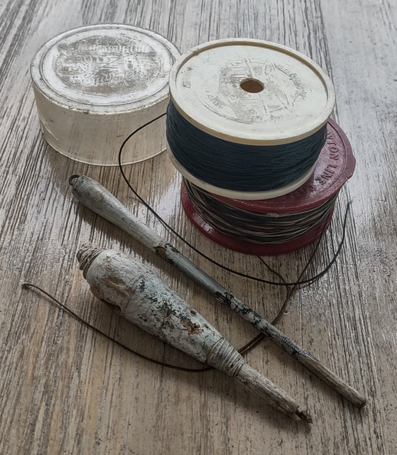Old / Vintage / Antique Fishing Line Fly Line & Bobbers Etsy