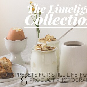 The Limelight Collection Lightroom Presets for Food, Product and Still Life Photography