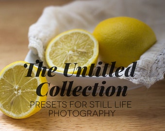Still Life Photography Presets | Painterly Look (Digital Download)