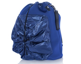 Hike - Zaino da viaggio spazioso, in neoprene, colore blu