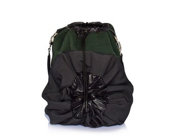 Hike - Zaino da viaggio, colore verde e nero