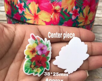 CRAFT SUPPLY Tulipan flower planar back resin. Tulipan flower cabochon. Tulipan planar resin .Flower cabochon.