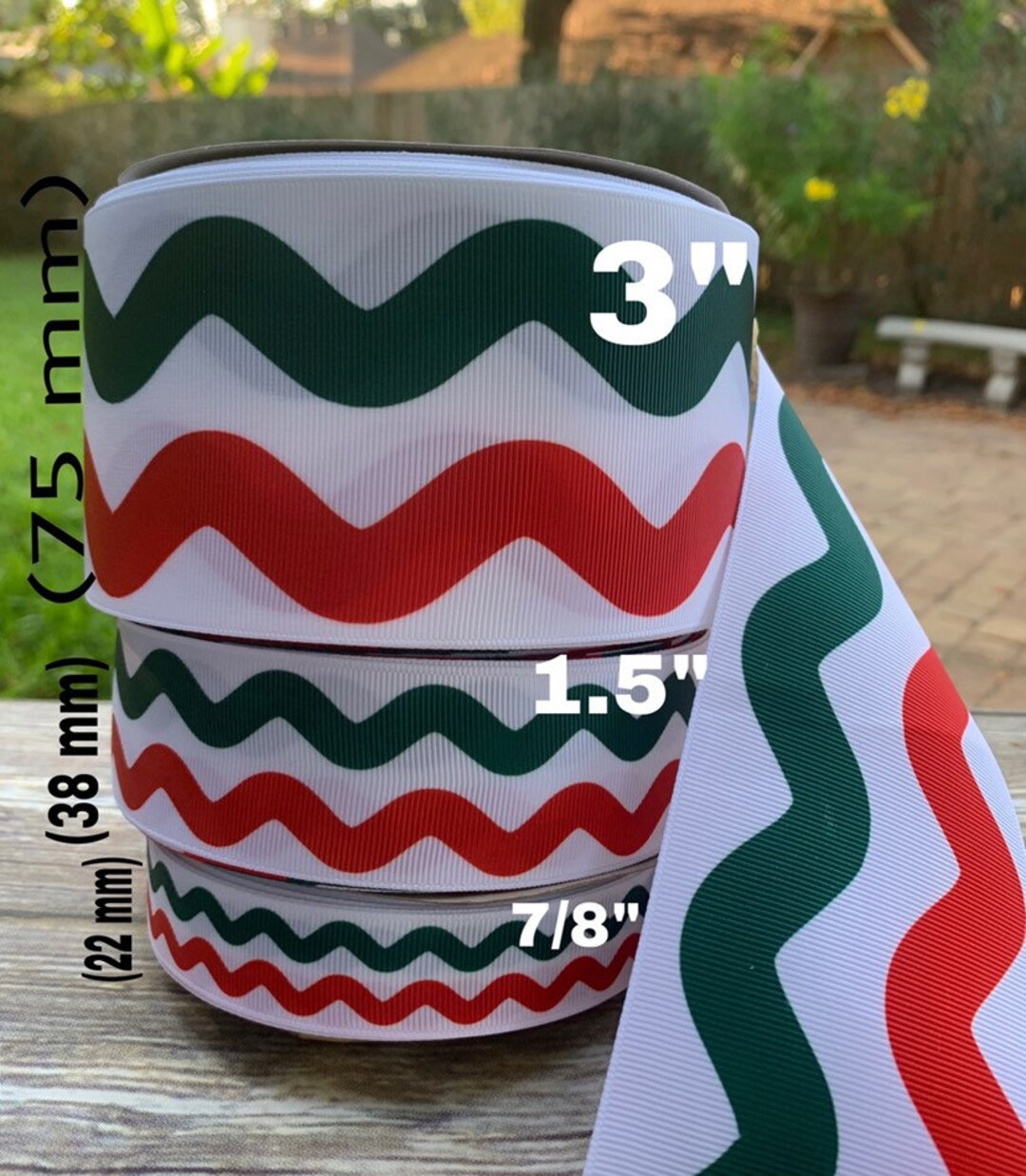 Latin Ribbon CRAFT Supply.mexico Ribbon.red. Tricolor Ribbon. .mexico Grosgrain ...