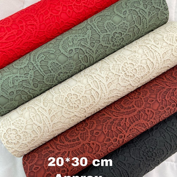 Embossed Faux Leather Sheets Etsy