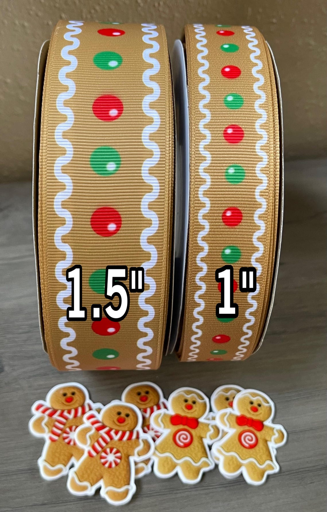 CRAFT SUPPLY. Gingerbread Grosgrain Ribbon. Gingerbread Ribbon ...