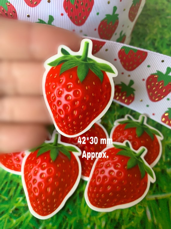 1.5 Strawberry Ribbon (10 Yards)