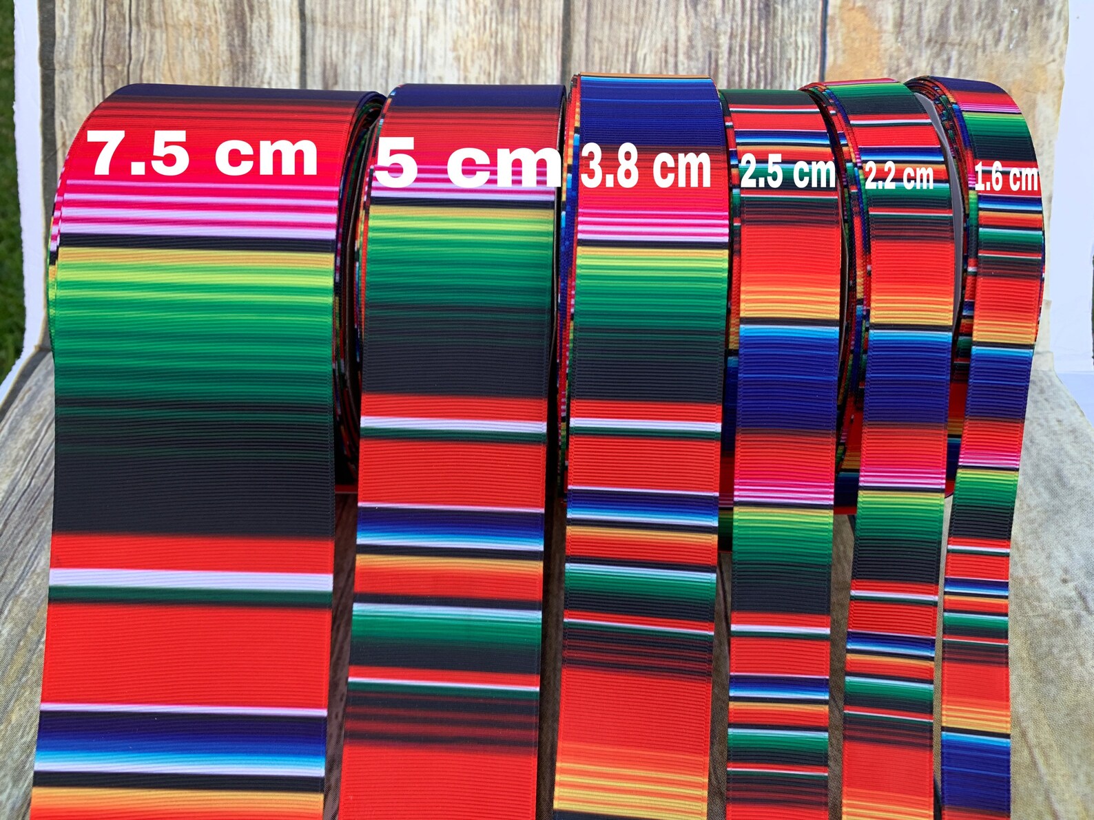 CRAFT SUPPLY Ethnic Grosgrain Ribbon. Mexico Serape Ribbons. 5 - Etsy