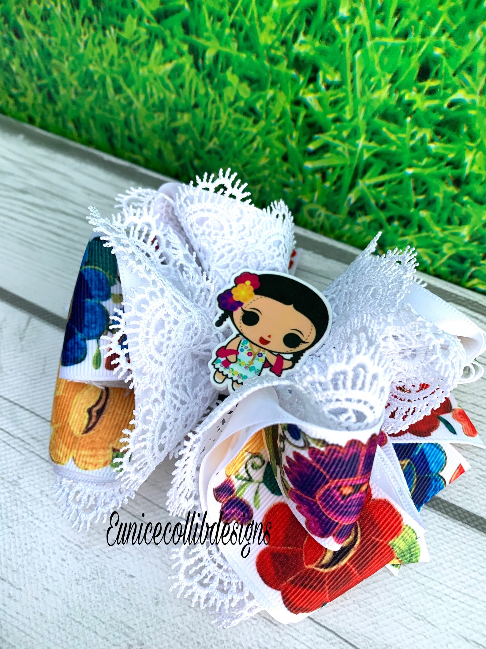 5 Yucatán Hair Bow . Mexico Hair Bow. Folk Art Hair Bow. Moño Etsy