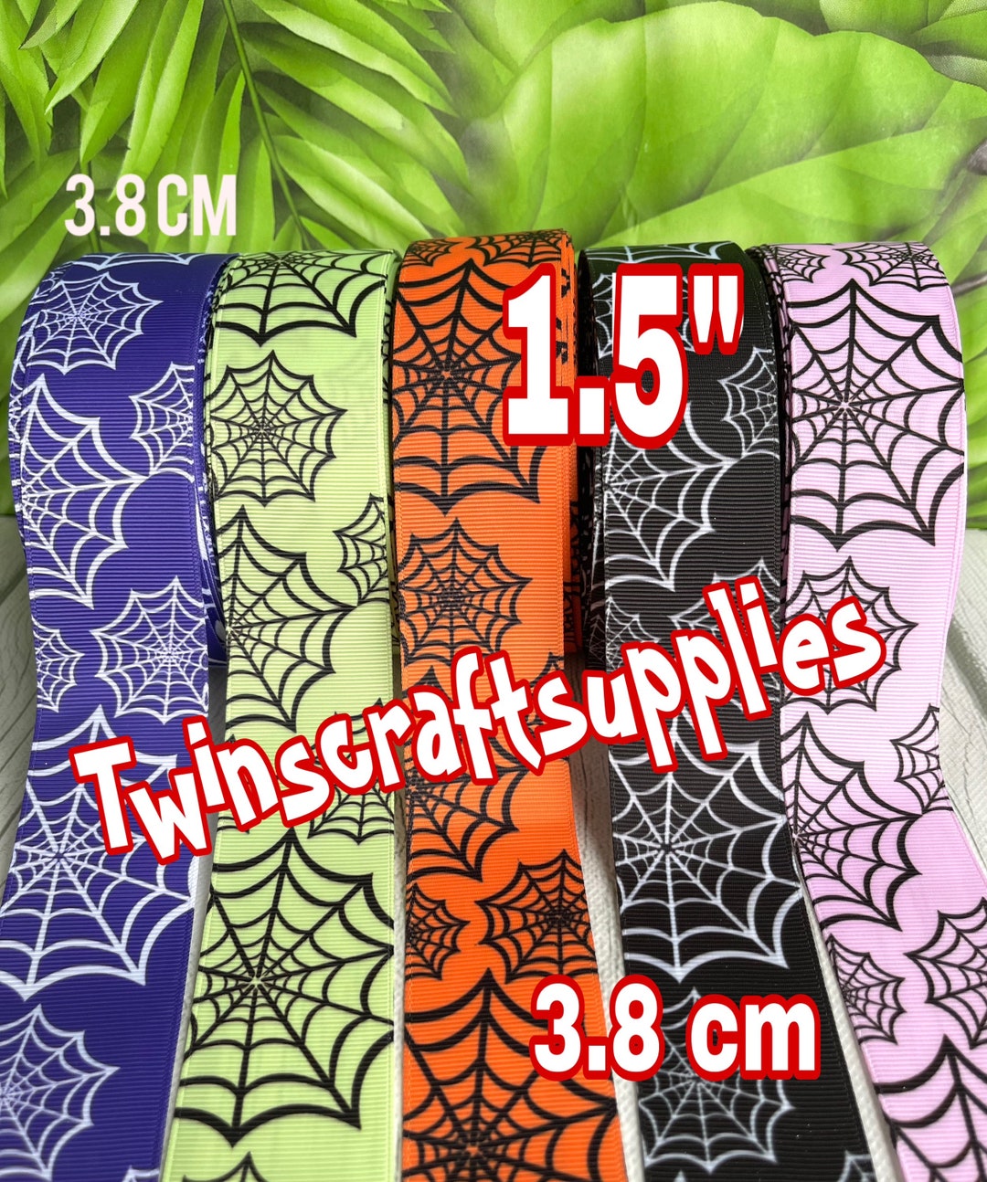 Spider Ribbon CRAFT SUPPLY. 1.5