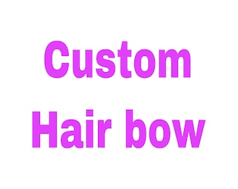 HANDMADE. custom  hair bow. Pageant hair bow. Birthday hair bow. Flower girl hair bow . Wedding hair bow.