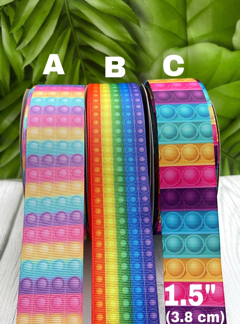 CRAFT SUPPLY grosgrain ribbons . Hair bow ribbon. image 1