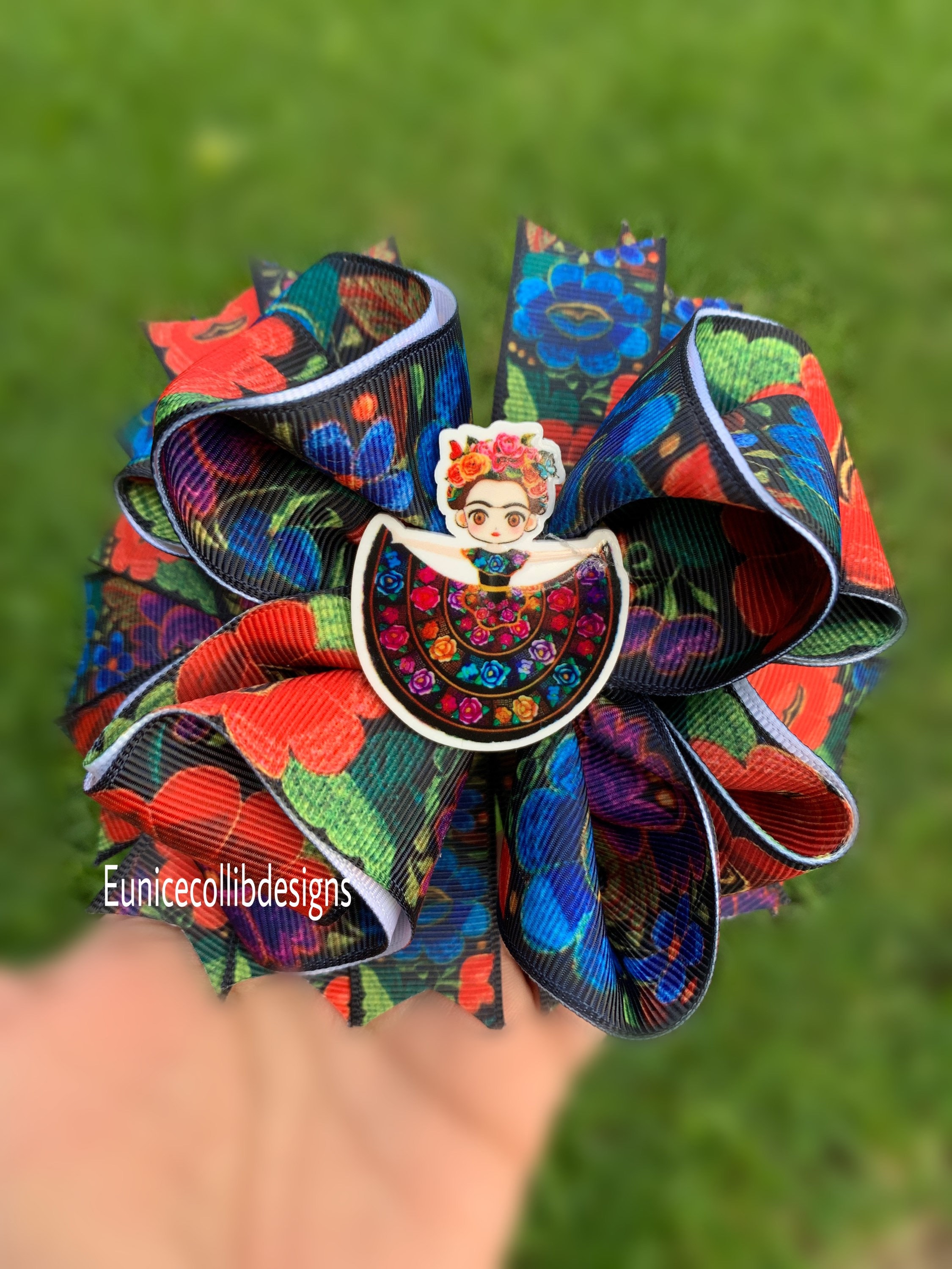 HANDMADE Mexican Hair Bow Inspired in Chiapas . Chiapas Mexico Etsy