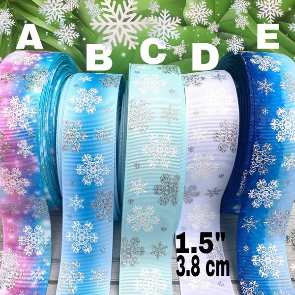 Snowflake Ribbon - Etsy