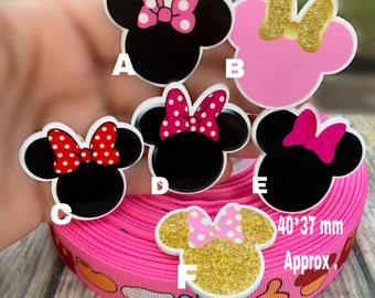 CRAFT SUPPLY. Clearance! Hair bow center piece. Hair bow cabochon .  Hair bow  resin.