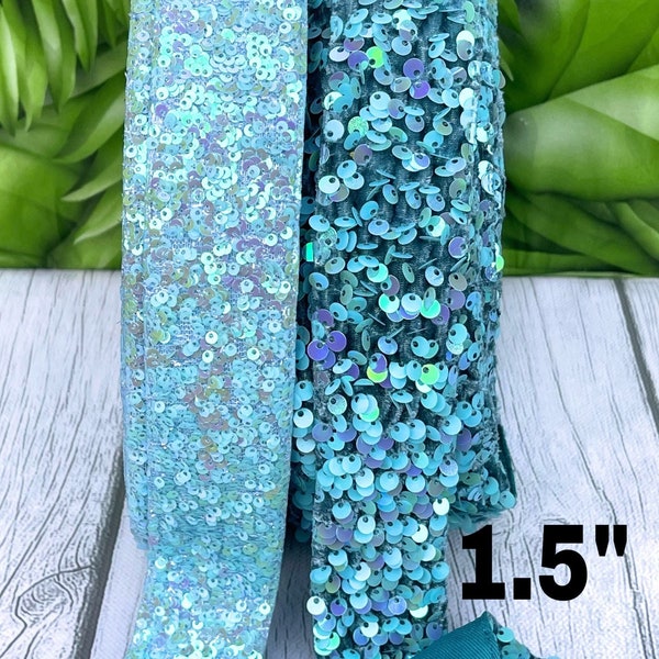 Blue Sequin - Etsy