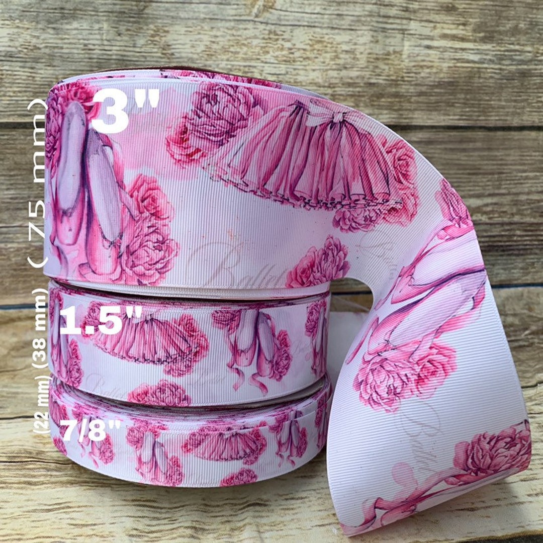 CRAFT SUPPLY Ballet Dance Grosgrain Ribbon. Ballet Ribbons. Ballet ...
