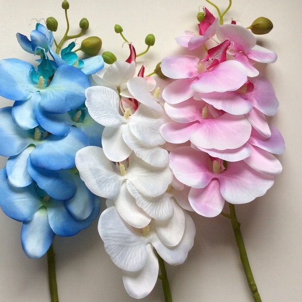 Large Silk Orchid Etsy