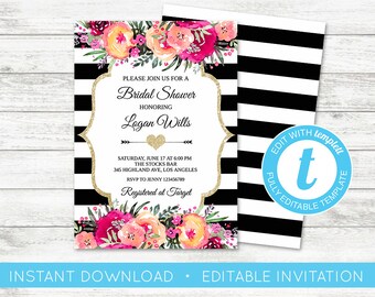 Kate Spade Invite Etsy