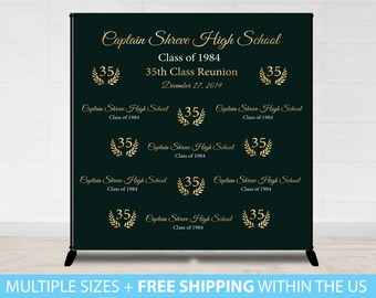 Family Reunion It/'s A Family Affair Celebration Backdrop Banner Personalized DIGITAL FILE DIY Print Yourself Step and Repeat