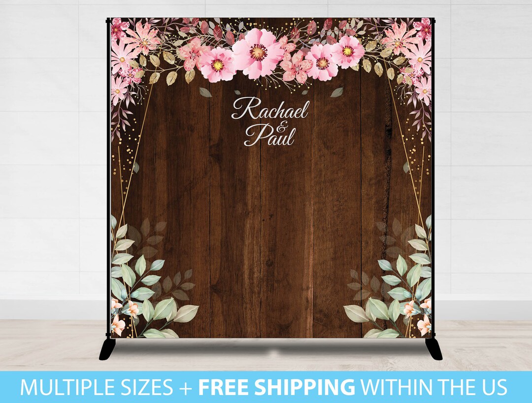 Step and Repeat Wedding Photo Backdrop Wedding Banner Step - Etsy
