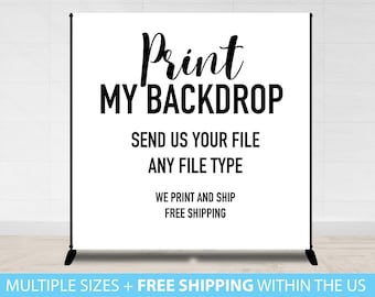 Custom Backdrop, Print my backdrop, Print backdrop, Print banner, Custom Logo Backdrop, Printed Backdrop, Custom Backdrop Step and Repeat