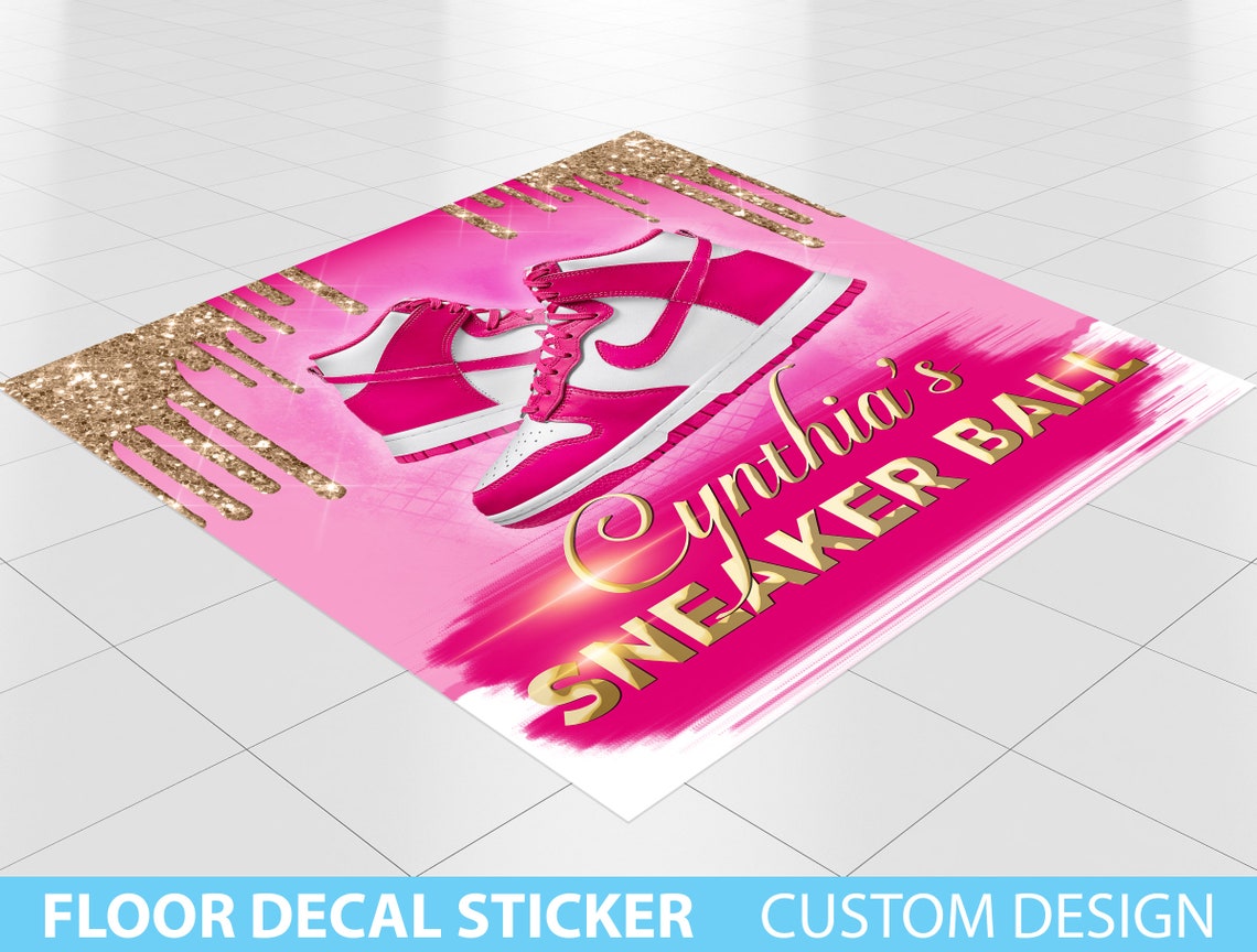 Custom Floor Decal Sticker Removable Sticker Vinyl Floor Etsy