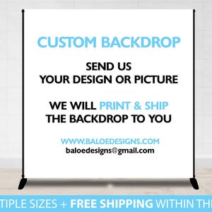 Custom Backdrop, Custom Logo Backdrop, 8x8 Step and Repeat, Photo Booth Step and Repeat Birthday Backdrop Custom Backdrop, Business Backdrop