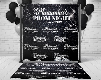 Backdrop + Floor decal, Prom Send Off, Prom Night Party Decor, Graduation Banner Floor Decal Party, Graduate class of 2024 Congrats grads