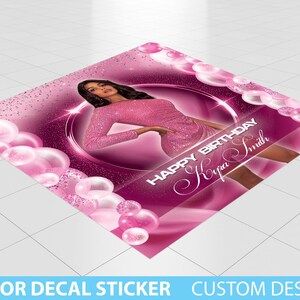 Custom Floor Decal sticker, Removable Sticker, Vinyl Floor Banner, Adhesive Floor Banner Sticker Decal Removable, Birthday Dance floor decal