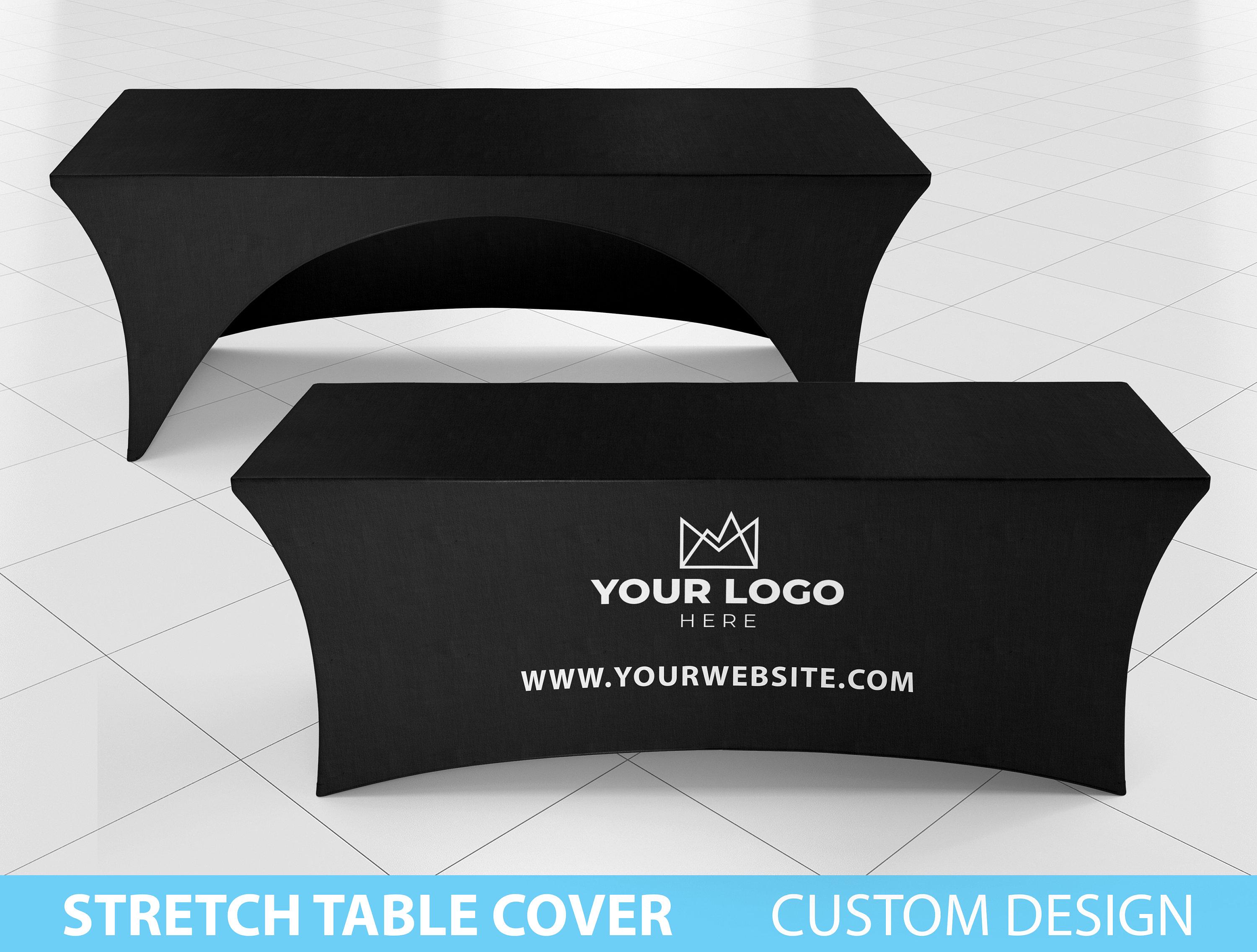 Custom Stretch Table Cover, Table Throw, Custom Table Cloth, Custom ...