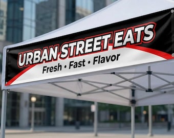 Custom Tent banner, Vinyl Business Banner for Trade Show, Outdoor High quality banner, Craft Show or Event, Farmers Market Event Signage