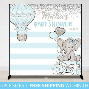 Baby Shower Backdrop Hot Air Balloon Baby Girl Pink Elephant Step Repeat Banner Party Our little peanut is on her way Step and Repeat Baby Shower Backdrop Hot Air Balloon Baby Girl Pink Elephant Step Repeat Banner Party Our little peanut is on her way Step and Repeat