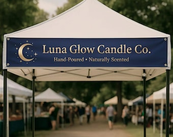 Custom Tent banner, Vinyl Business Banner for Trade Show, Outdoor High quality banner, Craft Show or Event, Farmers Market Event Signage