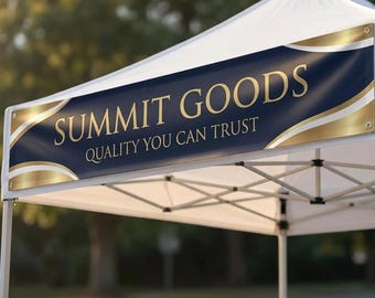 Custom Tent banner, Vinyl Business Banner for Trade Show, Outdoor High quality banner, Craft Show or Event, Farmers Market Event Signage