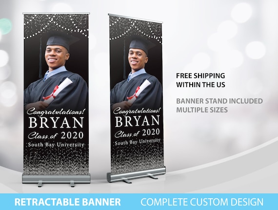 Custom Paper Banner, Cheap Paper Banners, Great for 2021 Grads